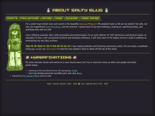 html/about screenshot