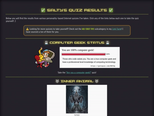 html/about/quizzes screenshot
