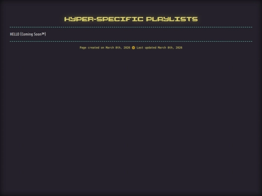 html/blog/playlists screenshot