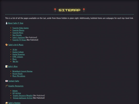 html/site_map screenshot