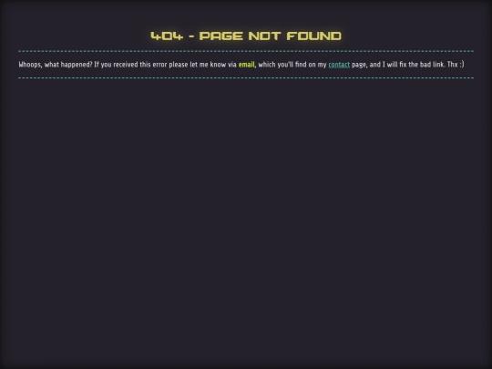 not_found screenshot