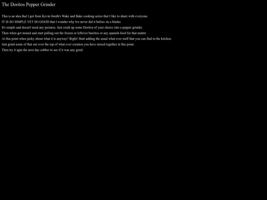 doritos pepper grinder screenshot