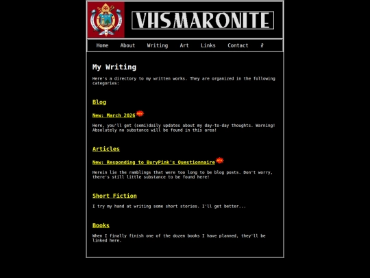 writing screenshot