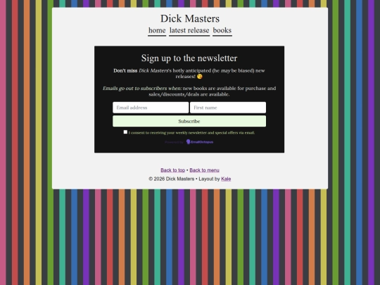 newsletter screenshot