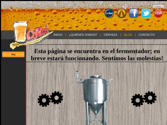 Blog screenshot