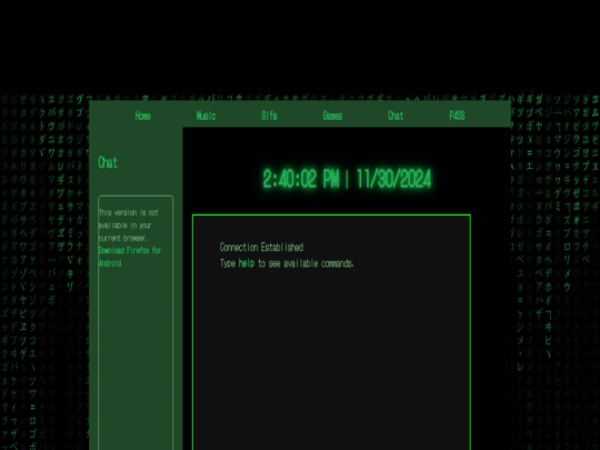 index screenshot