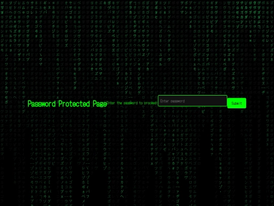password screenshot