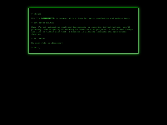 index screenshot