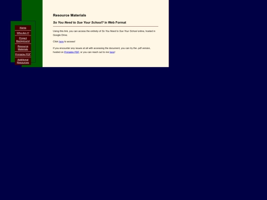 resourcematerials screenshot