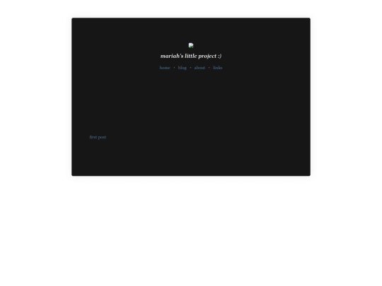 blog screenshot