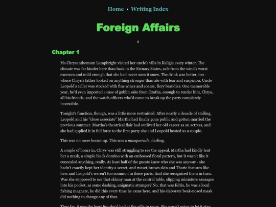 chaptered/foreign-affairs-01 screenshot
