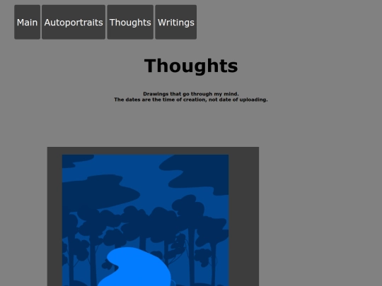 thoughts/thoughts screenshot