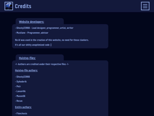 credits screenshot