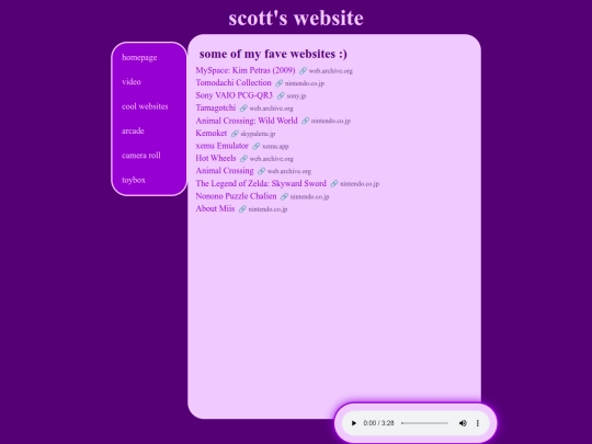 pages/coolwebsites screenshot