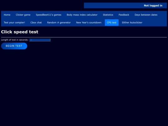 cpstest screenshot