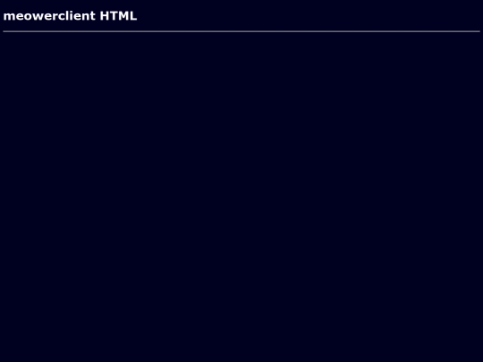meowerclient/html screenshot