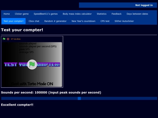 test screenshot