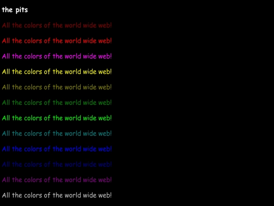 colors screenshot