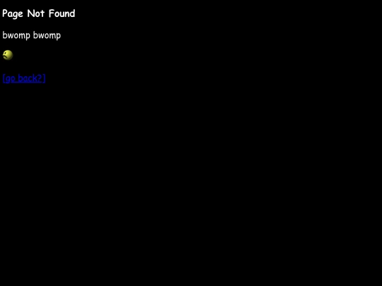 not_found screenshot