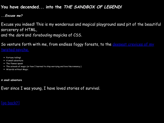 sandbox screenshot