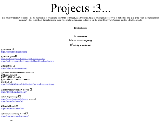 aliases screenshot