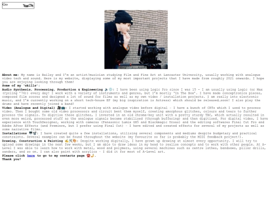aboutme screenshot