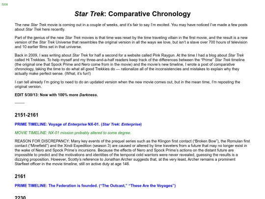 startrek/chronology screenshot