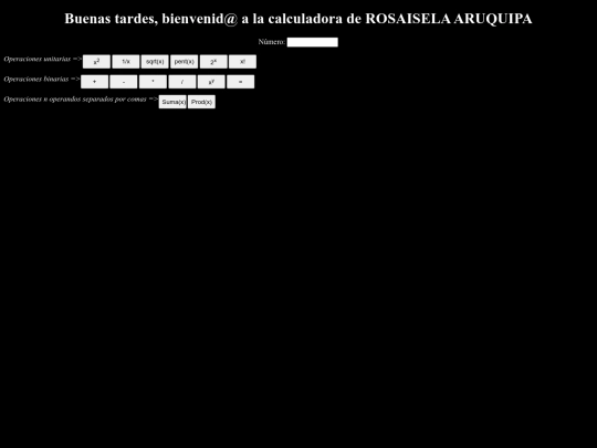 calculadora screenshot
