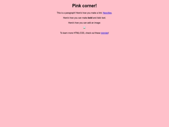 pinkcorner screenshot
