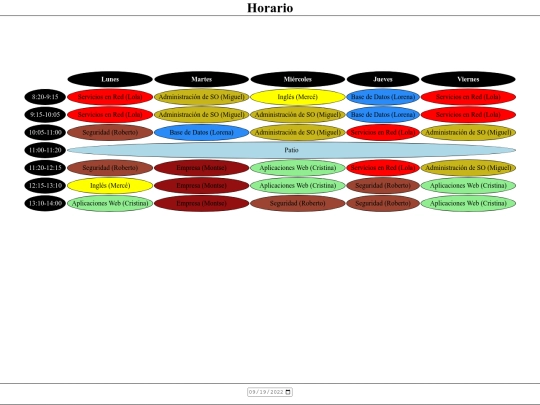 horario_clases/horario screenshot