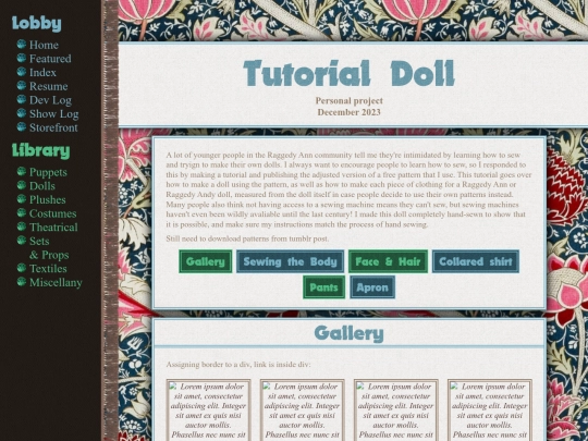 Dolls/1Tutorial_Doll screenshot