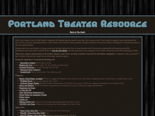 JunkDrawer/portland_theaters_list screenshot