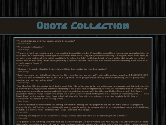JunkDrawer/quote_collection screenshot