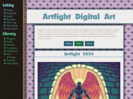 Miscellany/Artfight_Digital screenshot