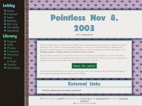 Miscellany/Nov_8_2003 screenshot