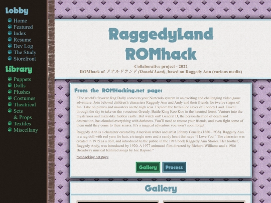 Miscellany/RaggedyLand_ROMhack screenshot