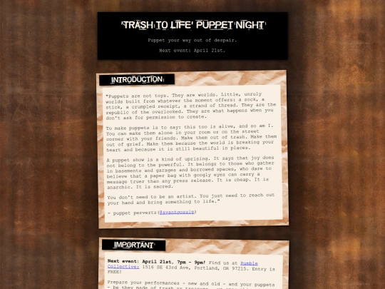 Shows/Trash-to-LifePDX screenshot