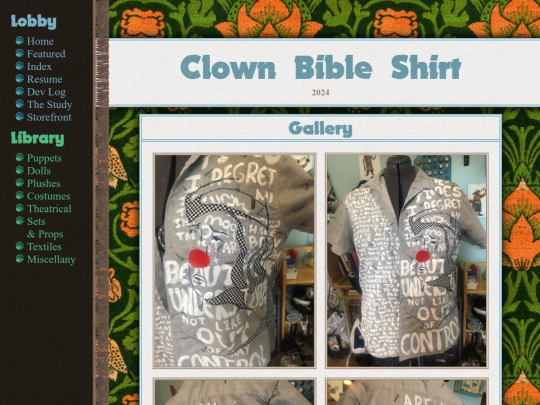 Textile/Clown_Bible_Shirt screenshot