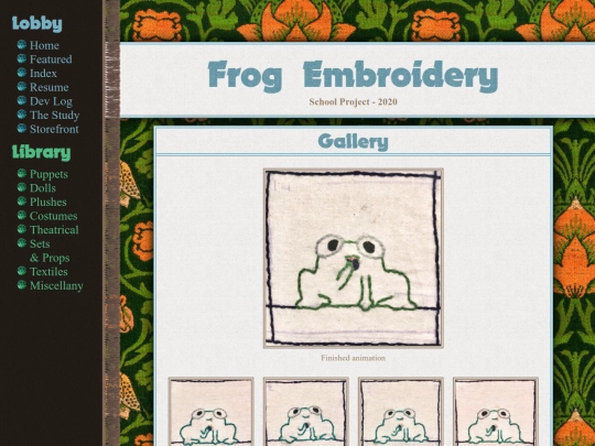 Textile/Frog_Embroidery screenshot