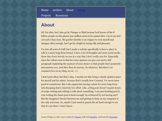 main/about screenshot