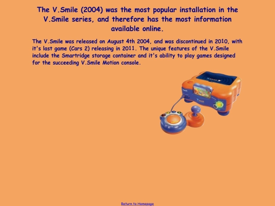 Vsmile screenshot