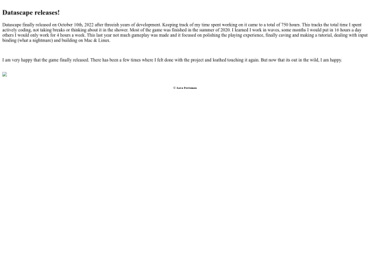 pages/blog/datascape-releases screenshot