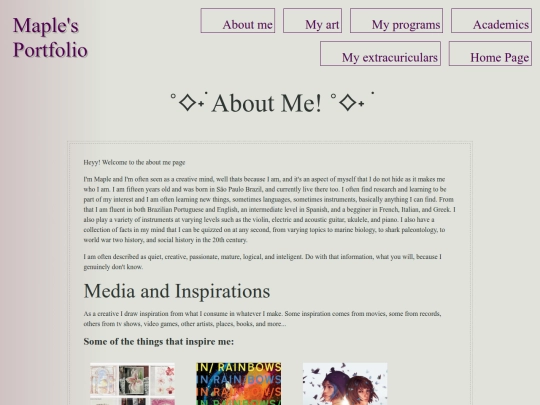 aboutmep screenshot