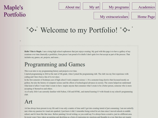 portfolio screenshot