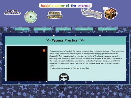 pygamepractice screenshot