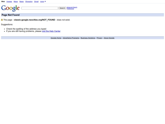 not_found screenshot