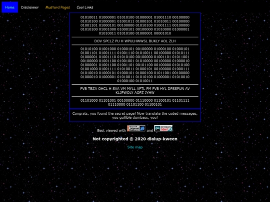 mysterypage screenshot