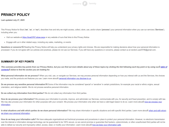 privacypolicy screenshot
