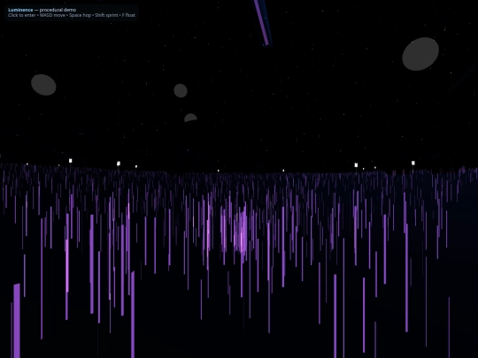 projects/Luminence screenshot