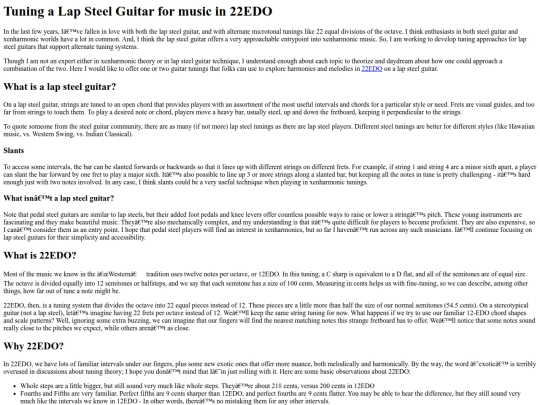 22edoguitartunings screenshot